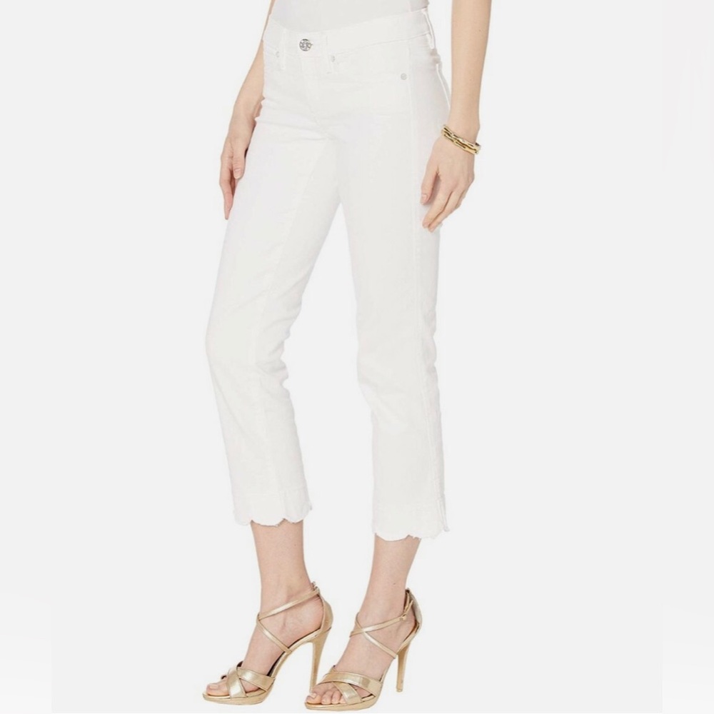 NWT Lilly Pulitzer South Ocean Slim Crop Jean Size 8